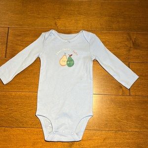 Pear-fectly Cute Onesie with minor flaw size 6 Months